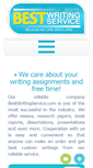 Mobile Screenshot of bestwritingservice.com